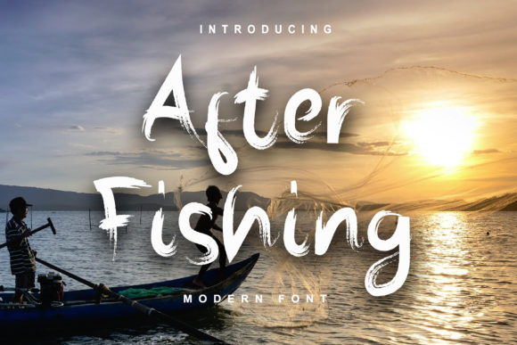After Fishing: Elevate Your Visual Design with This Display Font