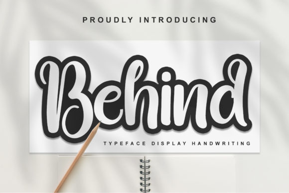 Behind: The Bold Display Font for Impactful Design