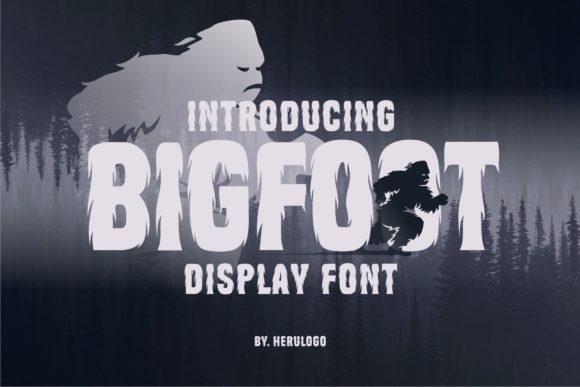 Bigfoot: Elevating Modern Design with a Cool, Brushed Font