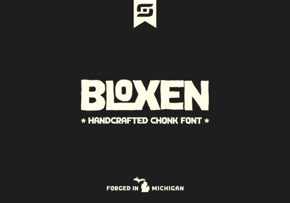 Bloxen: A Stout & Fun Display Font for Creative Projects