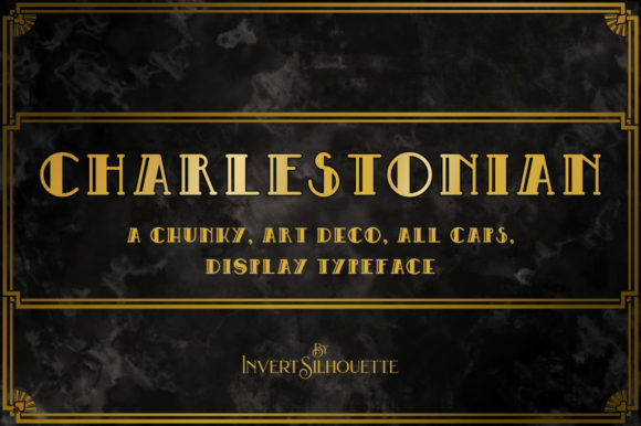 Charlestonian: An Art Deco Display Font for Bold Branding