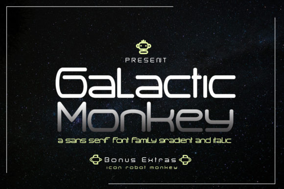 Galactic Monkey: A Modern Font for Bold Visuals