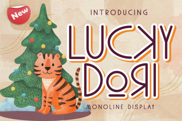 Lucky Dori: A Display Font for Modern Branding