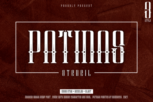 Patinas: The Vintage Font for Modern Design