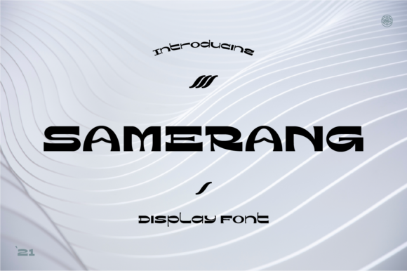 Samerang: The Whimsical Font for Modern Design