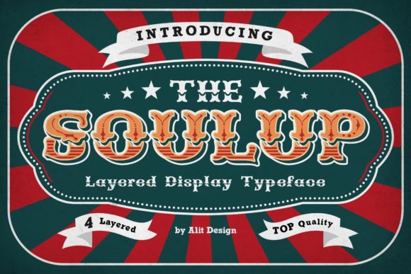 Soulup: The Bold Retro Font for Modern Design Impact