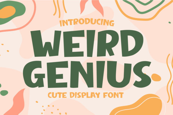 Weird Genius: Playful Typography for Creative Design